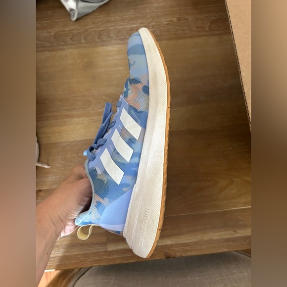 Adidas Kids Sneakers in Blue and Tan Camo - Picture 4 of 7
